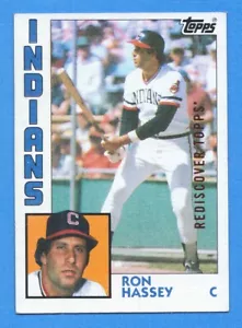 2017 Topps Rediscover Buyback Bronze 1984 #308 Ron Hassey Indians - Bild 1 von 1
