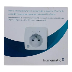 Homematic IP Smart Home Schalt-Mess-Steckdose, Frankreich/Polen, Steckdose - Bild 1 von 5