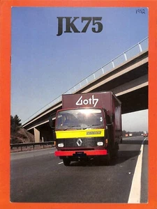 RENAULT TRUCKS / TYPE JK 75 / BROCHURE de 1982 / ENGLISH - Foto 1 di 5