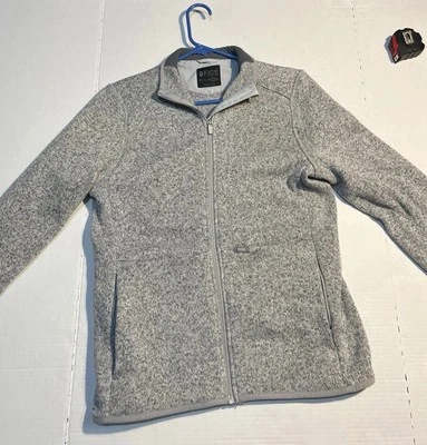 Chaqueta aislante polar con cremallera completa Figs talla grande gris ropa de trabajo 314” Foto 1 de 4