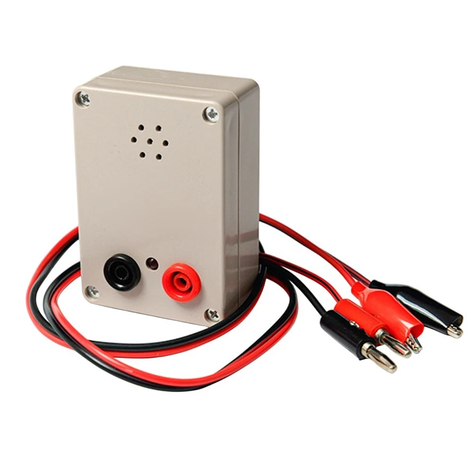 Testeur Buzzer 9V pour Continuité Fil et Câble avec Alertes Visuelles et Sonor - Photo 1/4