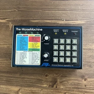 AEA MM-3 Morse Machine Electronic CW/Morse Code Practice Keyer Morse Untested - Picture 1 of 3