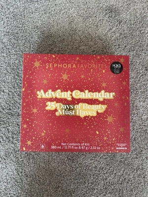 Sephora 2025 Advent Calendar 24 Days of Christmas Holiday Calendar New Sealed - Image 1 of 4