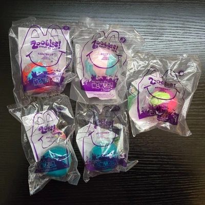 McDonalds 2012 Spin Master Zoobles! Lote de juguetes de comida rápida coleccionables SELLADOS Foto 1 de 4