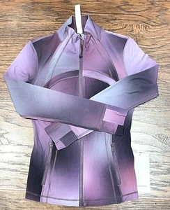 NEW Women Lululemon Define Jacket Nulu Aurora Haze Purple Multi Size 6-8-10 - Picture 1 of 11