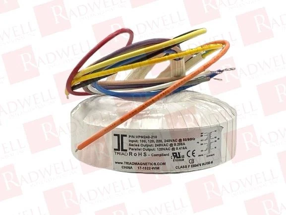 TRIAD MAGNETICS VPM240-210 / VPM240210 (NUEVO EN CAJA) Foto 1 de 1