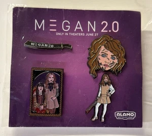 Megan 2.0 Movie Promo Pin Set - Alamo Drafthouse Exclusive   - Bild 1 von 3