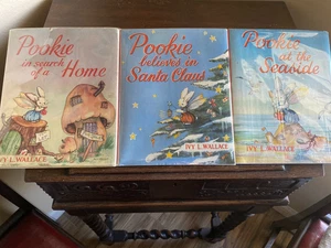 POOKIE series #4-6, Ivy L. Wallace, all 1st/1sts in dust jackets - Picture 1 of 18