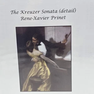 Scarlet Quince Cross Stitch The Kreuzer Sonata (dettaglio) Rene Xavier Prinet - Foto 1 di 6