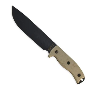 Ontario Co. 8668 Rat-7 Fixed Blade 7" Drop Point 1095 Black Carbon Steel Blade... - Bild 1 von 3