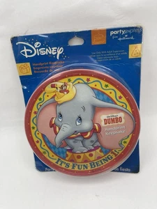 Vintage Disney Dumbo Handprint Keepsake It’s Fun Being 1 Party Express Hallmark - Foto 1 di 12