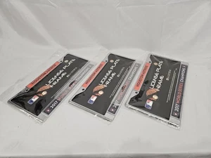 Lot Of 3 - Houston Astros 2017 World Series Champions Metal License Plate Frames - Picture 1 of 3