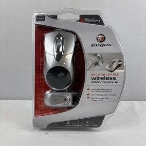 Targus Rechargeable Wireless Notebook Mouse PC/Mac PAWM10U Computer NEW In Pack - Picture 1 of 4
