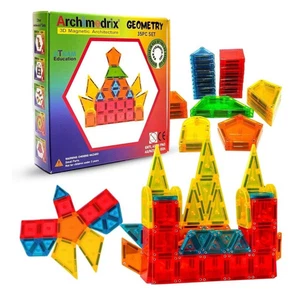 Archemedrix 3D Magnetic Architecture Steam Education 35 Piece Geometry Set - Picture 1 of 9
