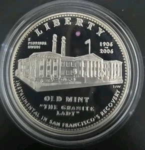 2006-S San Francisco Old Mint Commemorative Silver Proof Dollar Uncirculated - Picture 1 of 2