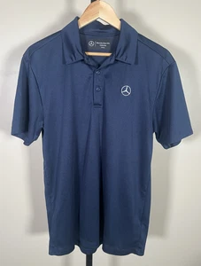 Mercedes Benz Official Collection Navy Blau Stretch Golf Polo Auto Shirt Gr. M - Bild 1 von 10