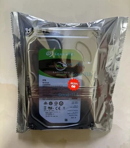 Seagate ST3000DM008 BarraCuda 3TB Internal 3.5" Hard Drive 7200RPM SATA 6Gb 64M - Picture 1 of 2