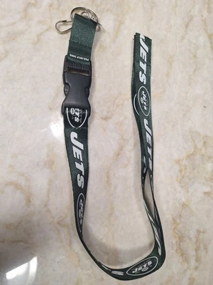 2008 New York Jets NFL Football Team Color Breakaway Lanyard Key Chain - Image 1 of 2