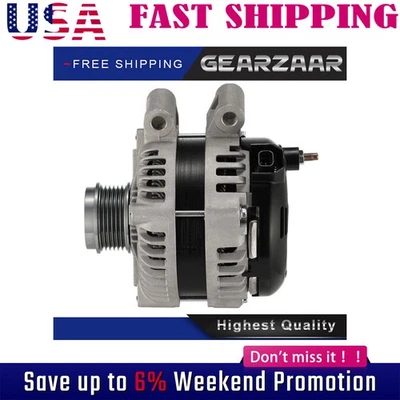 New Alternator For Chevrolet Traverse V6 3.6L 2009-16 104210-6310 Tfvbbulhsgytgz - Imagem 1 de 4