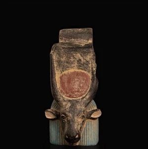 Rara Egyptian Antiquities Handcrafted Hathor Statue: Egyptian Goddess of Love - Picture 1 of 8