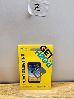 H2O Wireless SIM Starter Kit Unlimited Data Pay-As-You-Go - Image 1 of 3