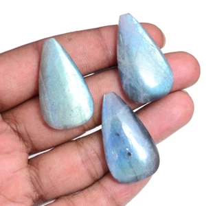 Natural Blue Labradorite Pear Gemstone Healing Crystal Stone,36x20 MM,110 CTS. - Picture 1 of 6
