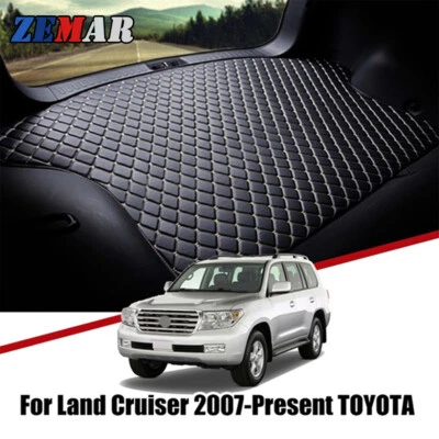 Alfombrilla protectora de piso para bandeja de maletero revestimiento de carga para Toyota Land Cruiser J200 2007-21 Foto 1 de 4