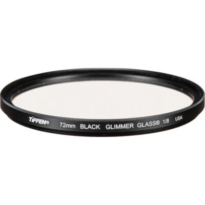 Tiffen Black Glimmerglass Camera Filter (72mm, Grade 1/8) 72BLKGG18 - Image 1 of 3