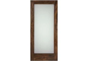 ETO DOORS – FD1L LAMI INTERIOR SOLID CORE MAHOGANY WOOD W/ OBSCURE GLASS DOOR - Picture 1 of 1