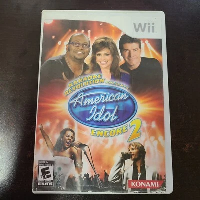 American Idol Encore 2 Nintendo Wii Complete in Box CIB Rated E - Image 1 of 4
