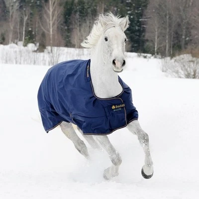 Bucas Irish Turnout Light Weidedecke Regendecke Übergangsdecke blau alle Größen - Bild 1 von 3