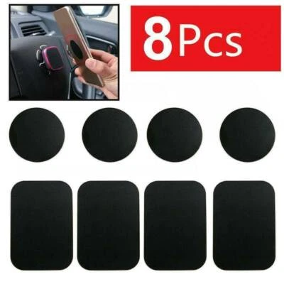 Magnetic Car Phone Holder Replacement Plates Set Mobile Phone Metal Plate Sticky - Image 1 of 4