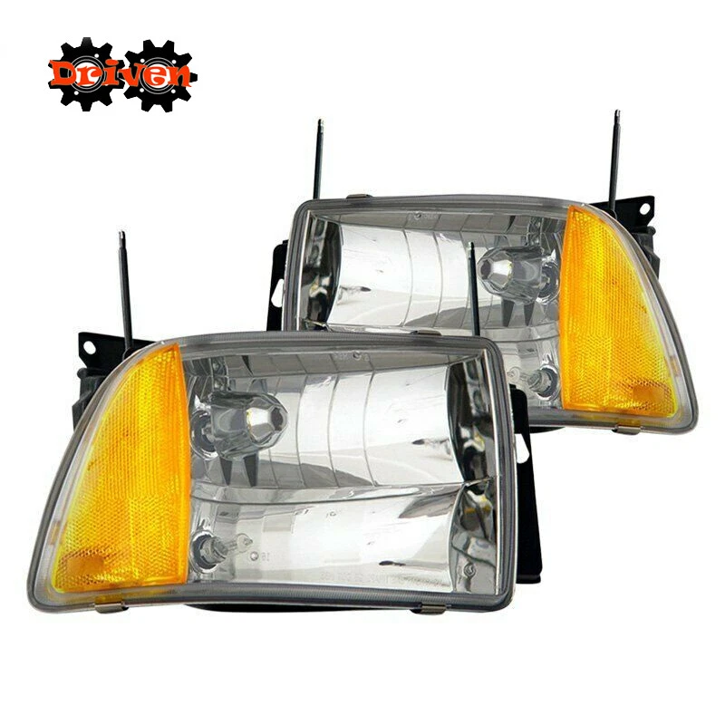 Faros cromados para Chevy Blazer 95-97 con par de faros reflectores ámbar Foto 1 de 1