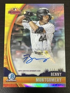 2024 BOWMAN CHROME BENNY MONTGOMERY 118/150 AFL FALL STARS AUTO AFL-BM! SC-566 - Picture 1 of 2