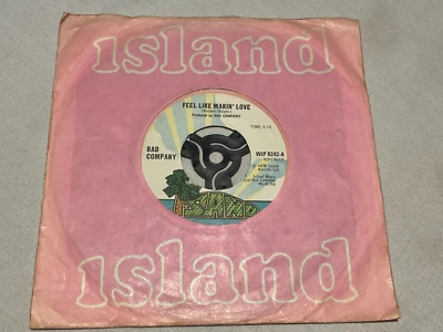 Bad Company - Feel Like Makin' Love - Vinyl Record 7" Single - 1975 - WIP 6242 Foto 1 de 3