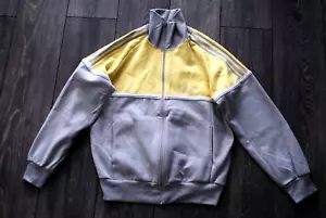 ADIDAS VENTEX JACKET VINTAGE RETRO TRACKSUIT TOP 80s GRAY COLOR SIZE 174 cm RARE - Picture 1 of 8