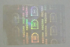 ID Overlay 5001 Tamper Evident Hologram - Personal Protection Badge Pass Busines - Picture 1 of 5