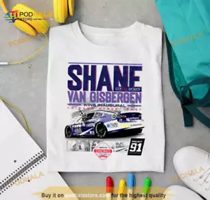 Shane Van Gisbergen gewinnt Eröffnung Chicago Straßenrennen T-Shirt - Bild 1 von 4