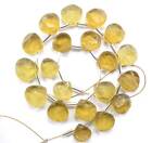 AAA Quality 1 Strand Natural Whisky Quartz Heart Shape 9-11 MM Rough 20 Pieces 