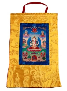 Thangka Chenrezig  - Support Méditation Tanka du Népal #5937 - Picture 1 of 4