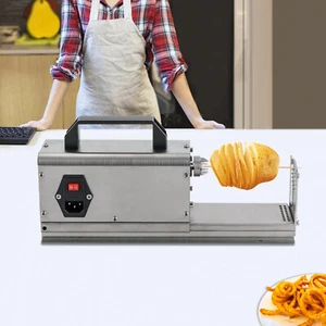 110 V kommerzieller elektrischer Kartoffel Twister Gemüse Chips Twister Schneidemaschine - Bild 1 von 15