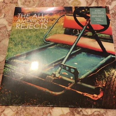 The All-American Rejects Self Titled 20th Anniversary LP Green Vinyl w/ 7" Vinyl - Image 1 of 3
