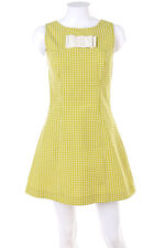 VINTAGE Kleid Minikleid 60s 60er Schleife D 36 grün