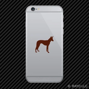 (2x) Ibizan Hound Cell Phone Sticker Mobile dog canine pet many colors - Picture 1 of 19