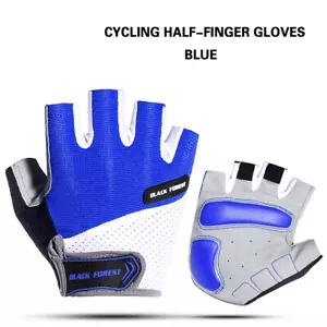 Cycling Bike Gloves Half Finger Shockproof Breathable MTB Road Bicycle Gloves - Picture 1 of 11