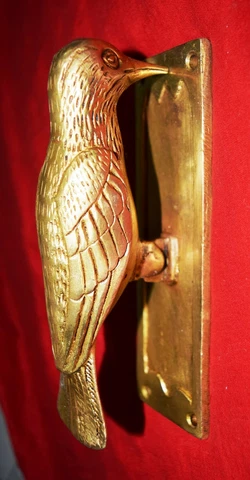 Woodpecker Bird Door Knocker Brass Handmade Finish Home Door Bell Decoration MS1 Cover