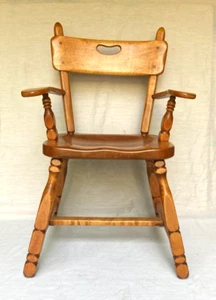 Vintage Consider H. Willett Solid Hard Maple Arm Chair - Rare!! - Picture 1 of 4