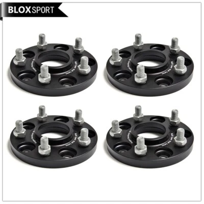 Espaciadores de rueda centrados en el cubo 4 piezas 15 mm 5x114,3 para Honda Civic EX EK4 Accord | TL TSX Foto 1 de 4