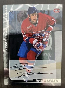 2000-01 IN THE GAME SIGNATURE SERIES AUTO #127 TREVOR LINDEN MONTREAL CANADIENS - Bild 1 von 2