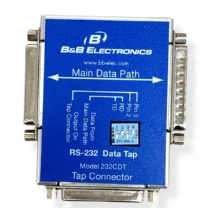 B&B Electronics Model 232CDT RS-232 Data Tap - Picture 1 of 3